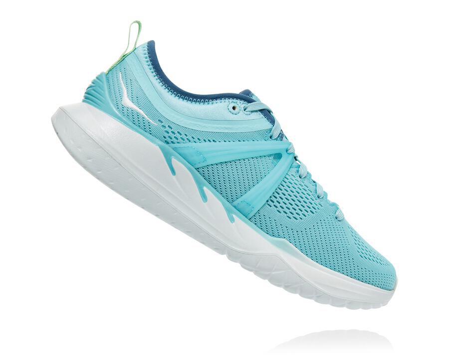 Hoka One One Koşu Ayakkabısı Kadın Mavi/Beyaz - Tivra - IS6413059